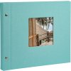 Goldbuch album se šroubovacím uzávěrem Bella Vista aqua 30x25 cm 40 bílých stran
