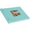Goldbuch album se šroubovacím uzávěrem Bella Vista aqua 30x25 cm 40 bílých stran