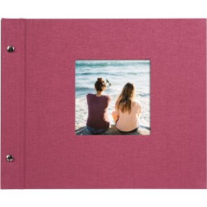 Goldbuch album se šroubovacím uzávěrem Bella Vista fuchsiová 30x25 cm 40 bílých stran