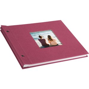 Goldbuch album se šroubovacím uzávěrem Bella Vista fuchsiová 30x25 cm 40 bílých stran