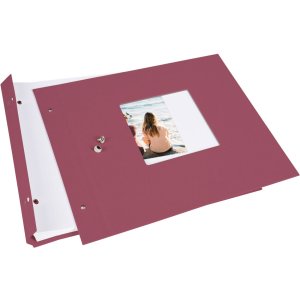Goldbuch album se šroubovacím uzávěrem Bella Vista fuchsiová 30x25 cm 40 bílých stran