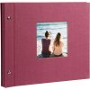 Goldbuch album se šroubovacím uzávěrem Bella Vista fuchsiová 30x25 cm 40 bílých stran