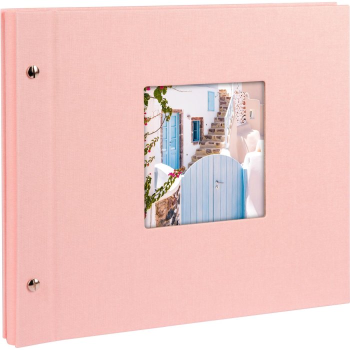 Goldbuch album se šroubovacím uzávěrem Bella Vista rosé 30x25 cm 40 bílých stran