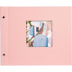 Goldbuch album se šroubovacím uzávěrem Bella Vista rosé 30x25 cm 40 bílých stran