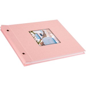 Goldbuch album se šroubovacím uzávěrem Bella Vista rosé 30x25 cm 40 bílých stran