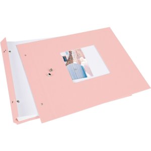 Goldbuch album se šroubovacím uzávěrem Bella Vista rosé 30x25 cm 40 bílých stran