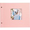 Goldbuch album se šroubovacím uzávěrem Bella Vista rosé 30x25 cm 40 bílých stran