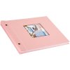 Goldbuch album se šroubovacím uzávěrem Bella Vista rosé 30x25 cm 40 bílých stran