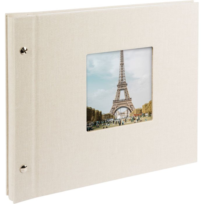 Šroubovací album Goldbuch Bella Vista pískově šedé 30x25 cm 40 bílých stran