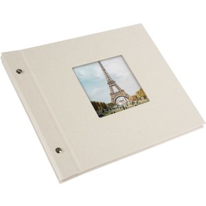 Šroubovací album Goldbuch Bella Vista pískově šedé 30x25 cm 40 bílých stran