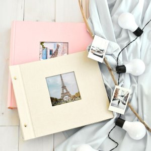 Šroubovací album Goldbuch Bella Vista pískově šedé 30x25 cm 40 bílých stran
