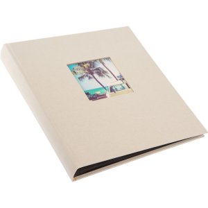 Goldbuch fotoalbum Bella Vista pískově šedá 30x31 cm 60 černých stran
