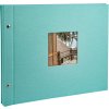 Goldbuch album se šroubovacím uzávěrem Bella Vista aqua 39x31 cm 40 bílých stran