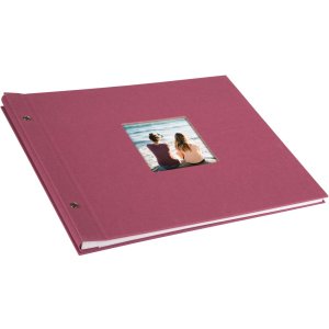 Šroubovací album Goldbuch Bella Vista fuchsiová 39x31 cm 40 bílých stran