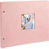 Goldbuch album se šroubovacím uzávěrem Bella Vista rosé 39x31 cm 40 bílých stran