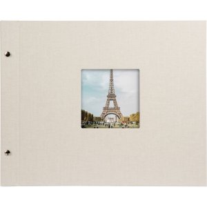 Šroubovací album Goldbuch Bella Vista pískově šedé 39x31 cm 40 bílých stran