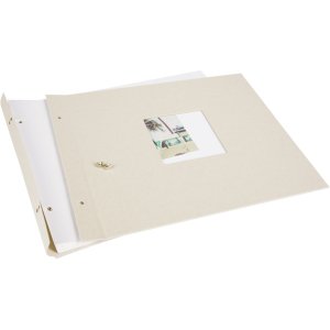 Šroubovací album Goldbuch Bella Vista pískově šedé 39x31 cm 40 bílých stran