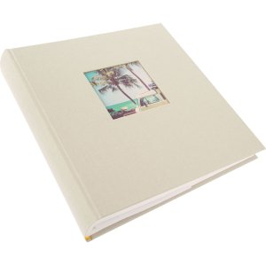 Goldbuch Jumbo fotoalbum Bella Vista pískově šedé 30x31 cm 100 bílých stran