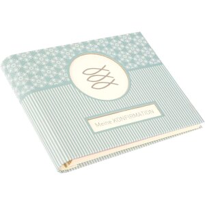 Goldbuch Fotobuch Konfirmace Mandala aquamarín 24,5x19,5 cm