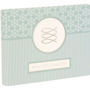 Goldbuch Fotobuch Konfirmace Mandala aquamarín 24,5x19,5 cm