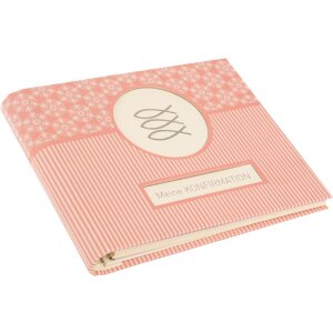 Goldbuch Fotobuch Konfirmace Mandala korálová 24,5 x 19,5 cm bílý