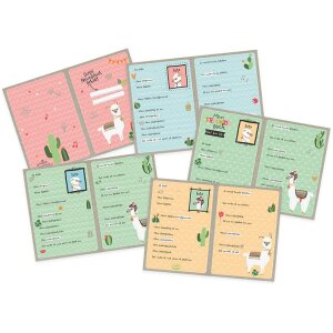 Goldbuch Kniha kamarádů HAPPYlife Lama s umělým tiskem 15x21 cm