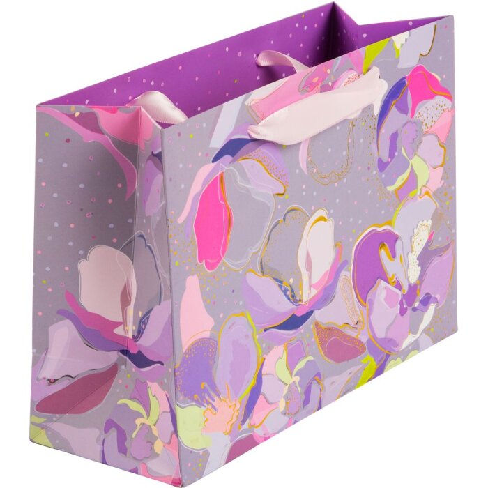 Goldbuch tácková taška Opium šedá-bílá 18 x 10 cm