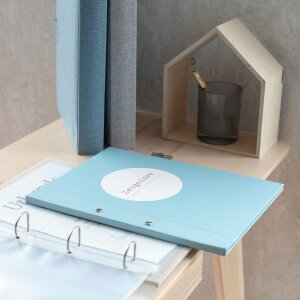 Goldbuch Mapa dokumentů Summertime béžová z bavlny 27,5x34 cm 5 kapslí