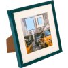 Plastový rám Goldbuch Puro petrol 15x15 cm s paspartou 10x10 cm