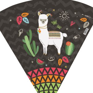 Goldbuch Školní taška HAPPYlife Lama 35 cm, barevná pro děti