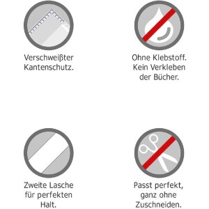 Herma HERMÄX Knihovní ochrana BASIC 267x540 mm transparent