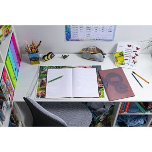 Herma závěsný kryt A4 průhledný hnědý bez PVC