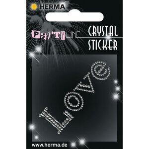 Herma FASHIONLine Crystal Sticker Love