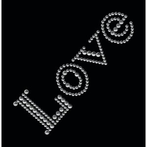 Herma FASHIONLine Crystal Sticker Love