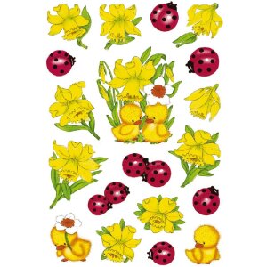 Herma DECOR Vánoční zvony samozávěsné nálepky vícebarevné 3 listy