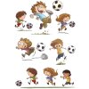 HERMA DECOR Samolepící nálepky Futbaloví přátelé, 3 listy