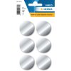 Herma DECOR Stříbrné samolepící etikety Ø 32 mm