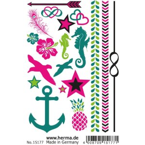 Herma FASHIONLine CLASSIC Tatožky barva letní náladou, 1 list