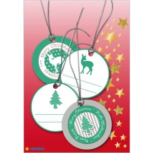Herma MAGIC vánoční závěsný přívěsek 3D zeleno-stříbrný