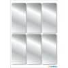 Herma DECOR Stříbrné samolepící etikety 26 x 54 mm 18 kusů