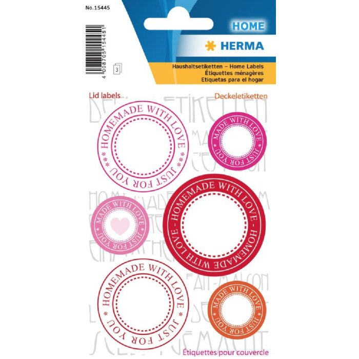 Herma HOME Samolepící etikety pro pokrývky Nový vzhled barevný
