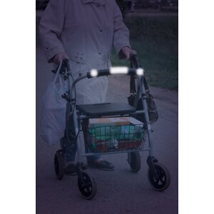 Herma Reflektorsticker srdce a květy, červený, 5x5 cm