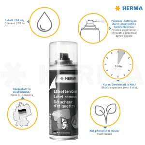 Herma odstraňovač etiket ve spreji 200 ml