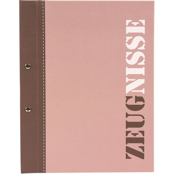 Goldbuch Zeugnismappe aubergine A4, 24x31 cm, 10 Hülle