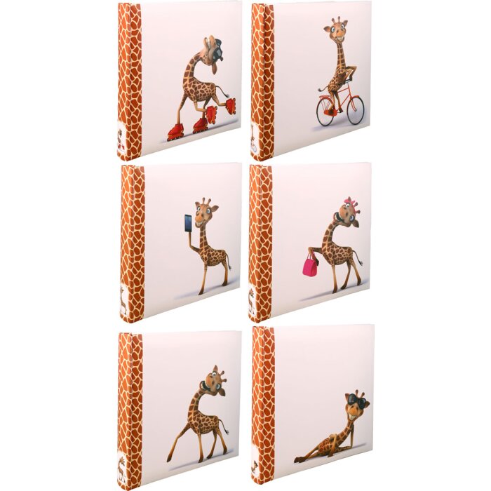 Dětské album Walther XL Žirafa 30x30 cm 100 bílých stran různá dodávka
