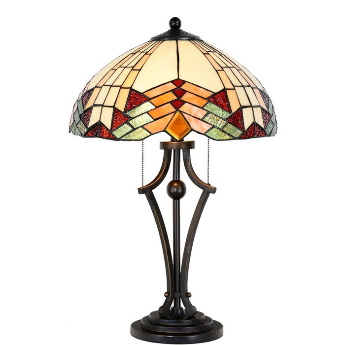Stolní lampa Tiffany Komplet Ø 40 cm vícebarevná - 5LL-5961