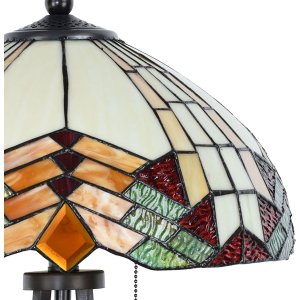Stolní lampa Tiffany Komplet Ø 40 cm vícebarevná - 5LL-5961