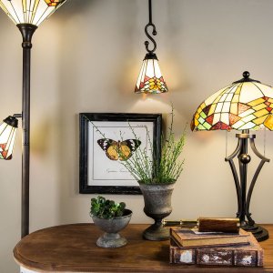 Stolní lampa Tiffany Komplet Ø 40 cm vícebarevná - 5LL-5961