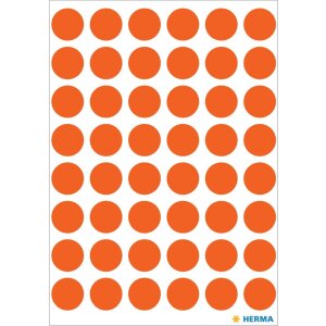 HERMA Vielzwecketiketten rot Ø 12 mm rund Papier...
