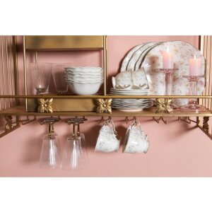 Clayre & Eef TWFBO Polévková mísa Ø 15 cm Vícebarevná porcelánová mísa s květinami kulatá